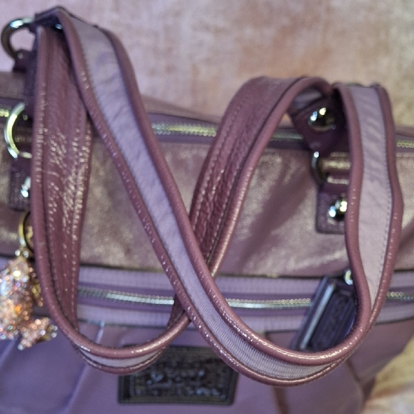 EUC COACH POPPY LAVENDER X LARGE Bag - Picture 3 of 9